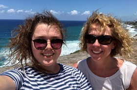 Leigh Donadieu and Daughter